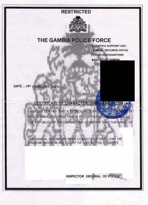 Antecedentes Gambia