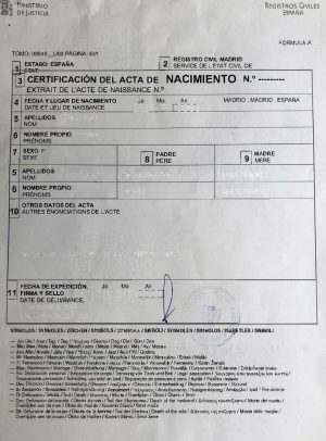 Nacimiento Formula A España